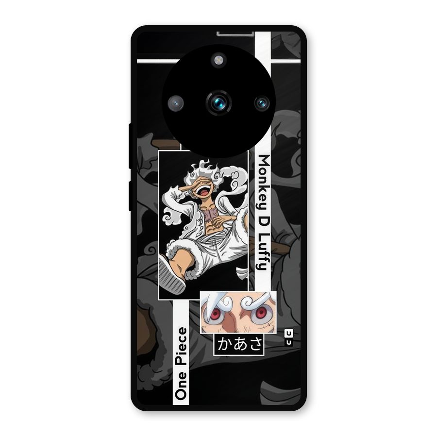 Monkey D luffy New Gear Metal Back Case for Realme 11 Pro