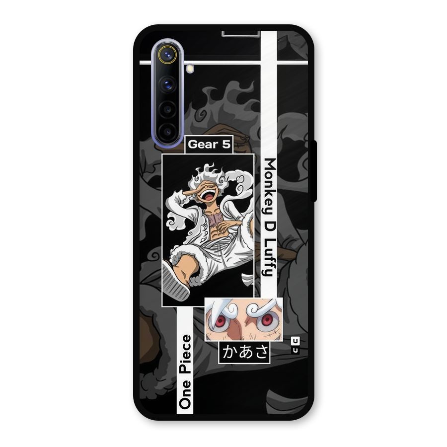 Monkey D luffy New Gear Metal Back Case for Realme 6