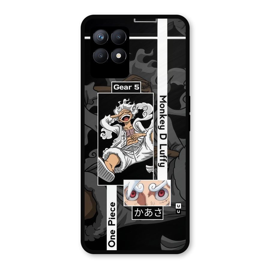 Monkey D luffy New Gear Metal Back Case for Realme 8i