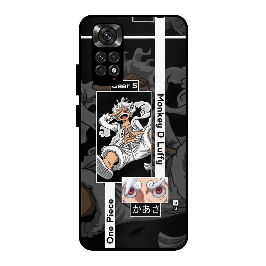 Monkey D luffy New Gear Metal Back Case for Redmi Note 11 Pro Plus 5G