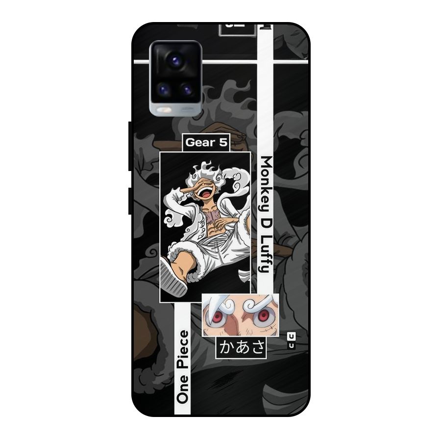 Monkey D luffy New Gear Metal Back Case for Vivo V20