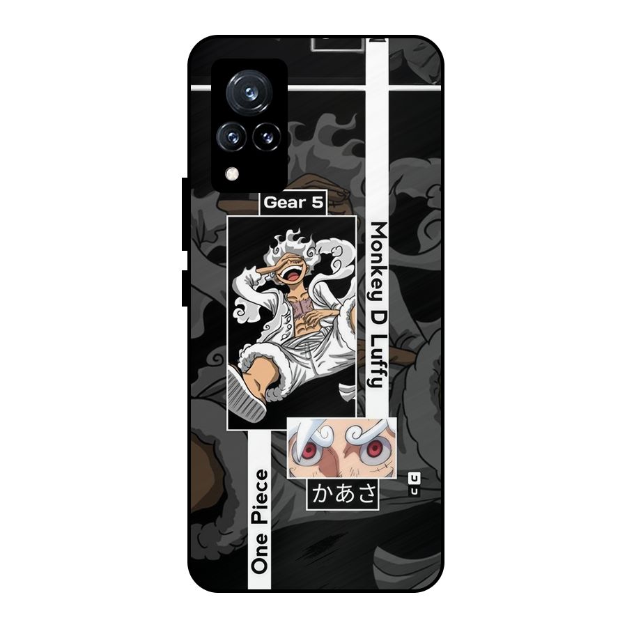 Monkey D luffy New Gear Metal Back Case for Vivo V21 5G