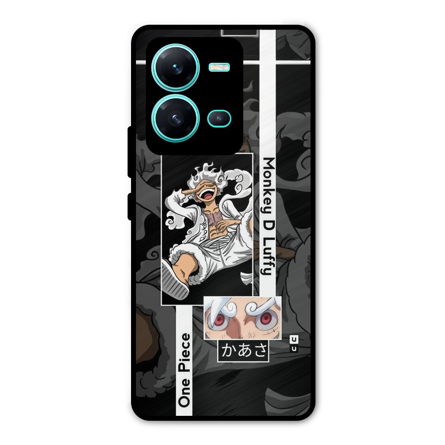 Monkey D luffy New Gear Metal Back Case for Vivo V25