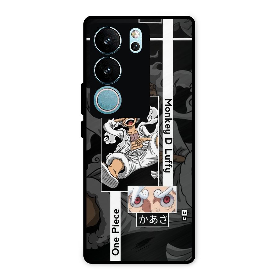 Monkey D luffy New Gear Metal Back Case for Vivo V29