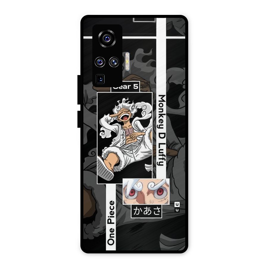 Monkey D luffy New Gear Metal Back Case for Vivo X50 Pro