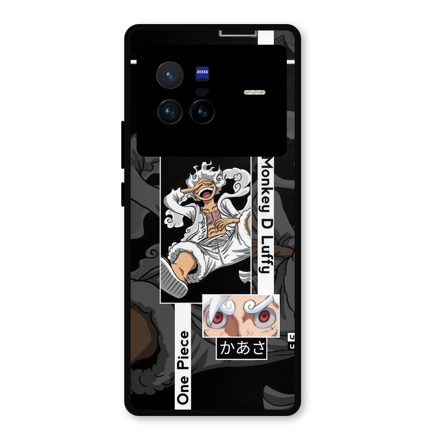Monkey D luffy New Gear Metal Back Case for Vivo X80