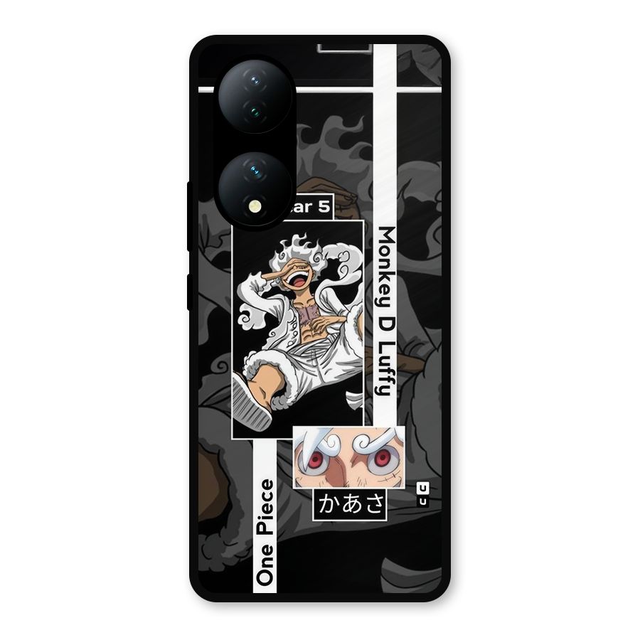 Monkey D luffy New Gear Metal Back Case for Vivo Y100a