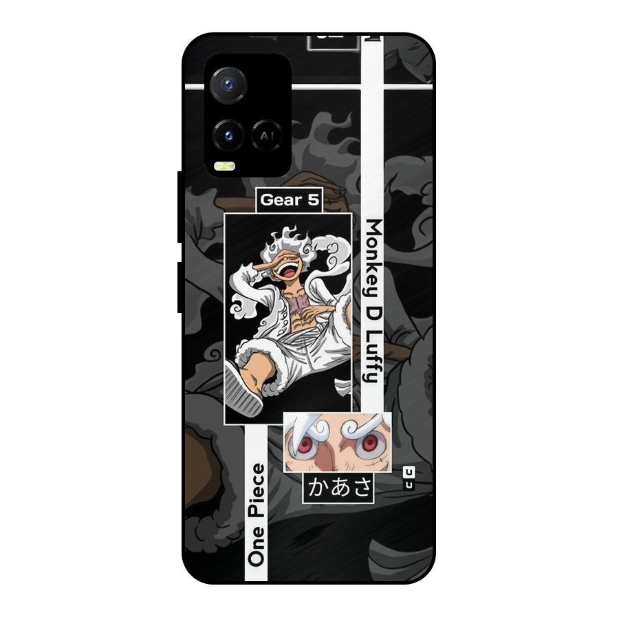 Monkey D luffy New Gear Metal Back Case for Vivo Y21