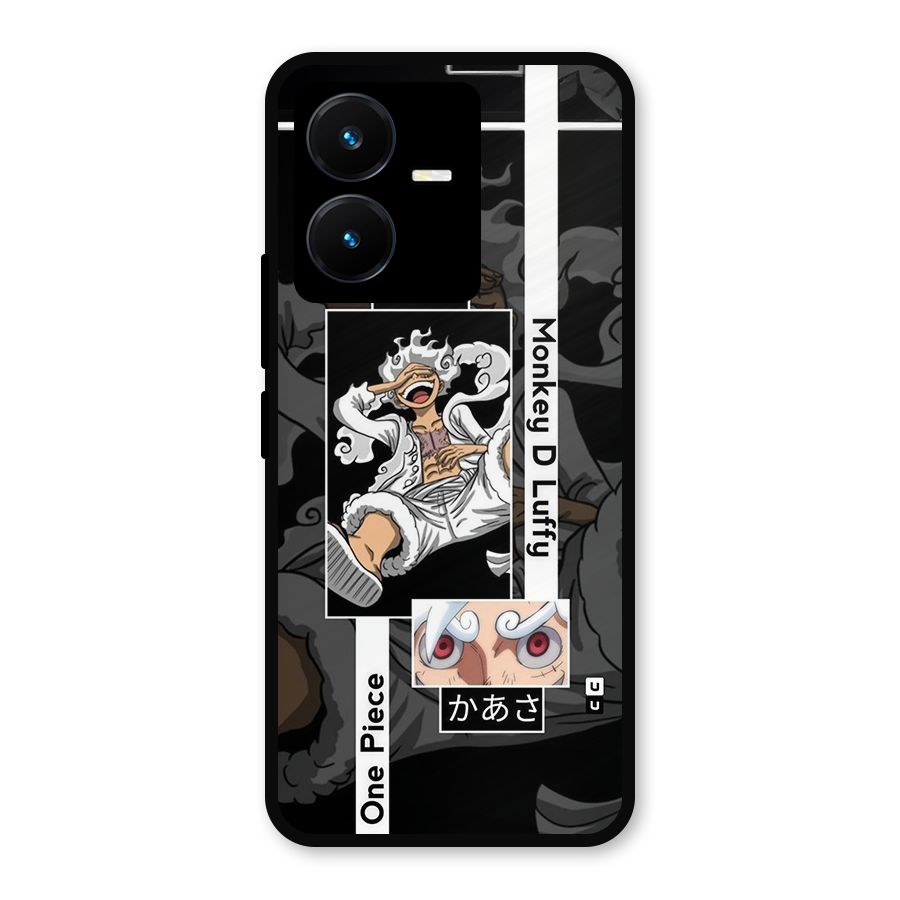 Monkey D luffy New Gear Metal Back Case for Vivo Y22