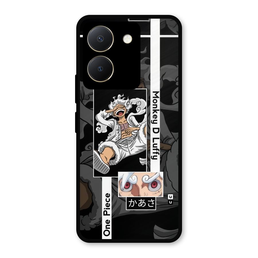 Monkey D luffy New Gear Metal Back Case for Vivo Y36