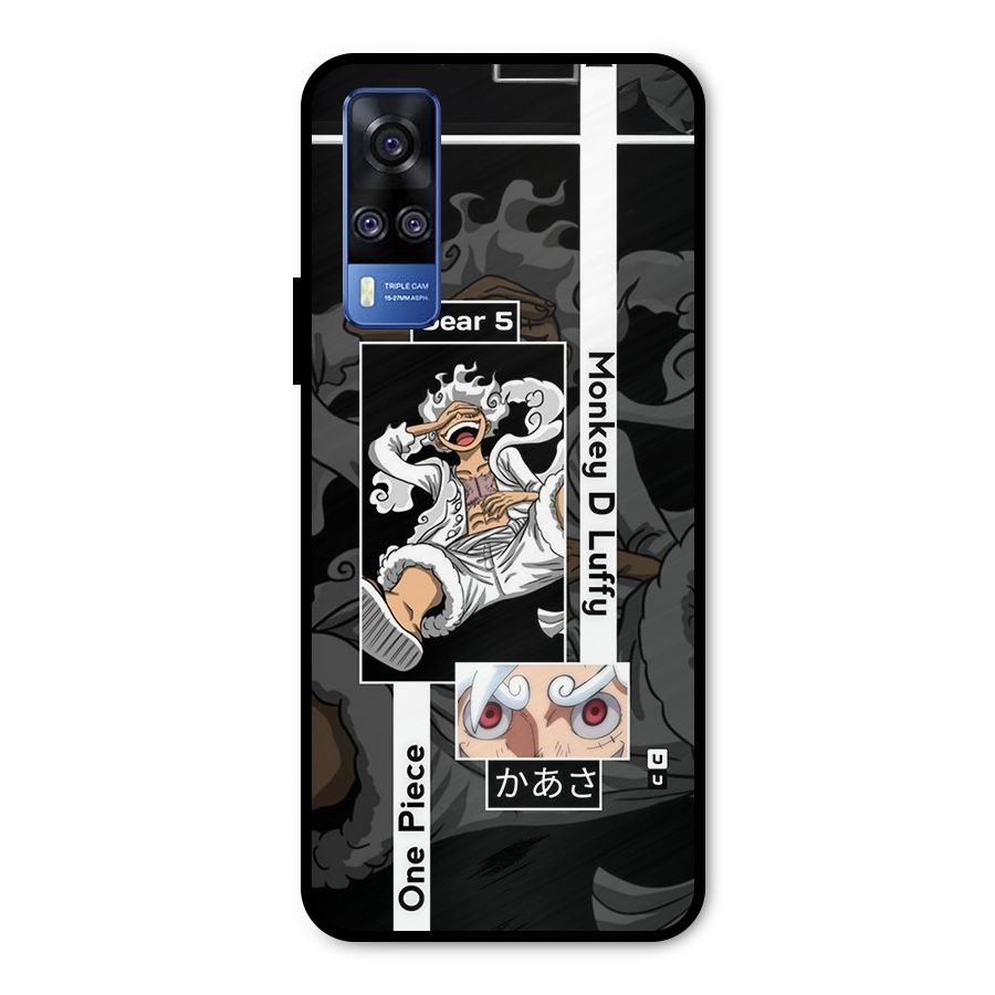 Monkey D luffy New Gear Metal Back Case for Vivo Y51A