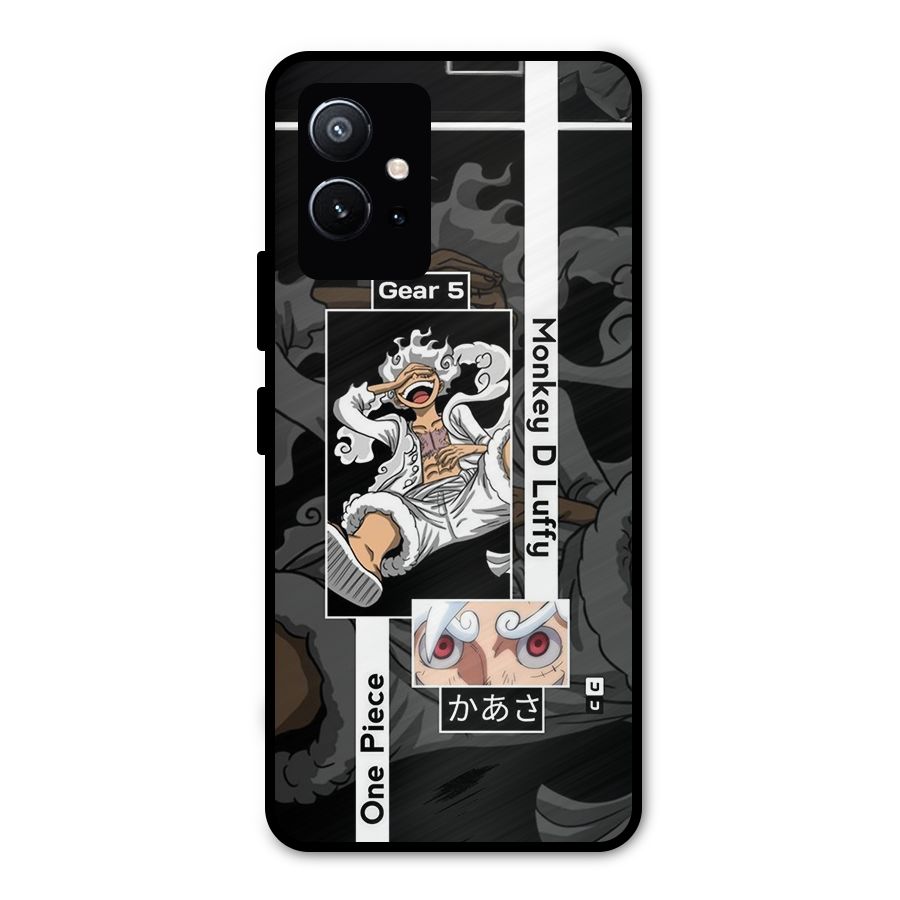 Monkey D luffy New Gear Metal Back Case for Vivo Y75 5G