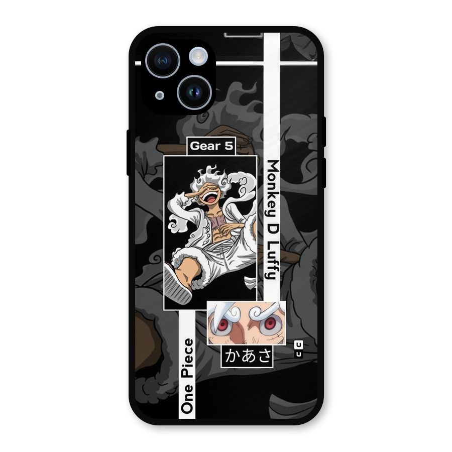 Monkey D luffy New Gear Metal Back Case for iPhone 14