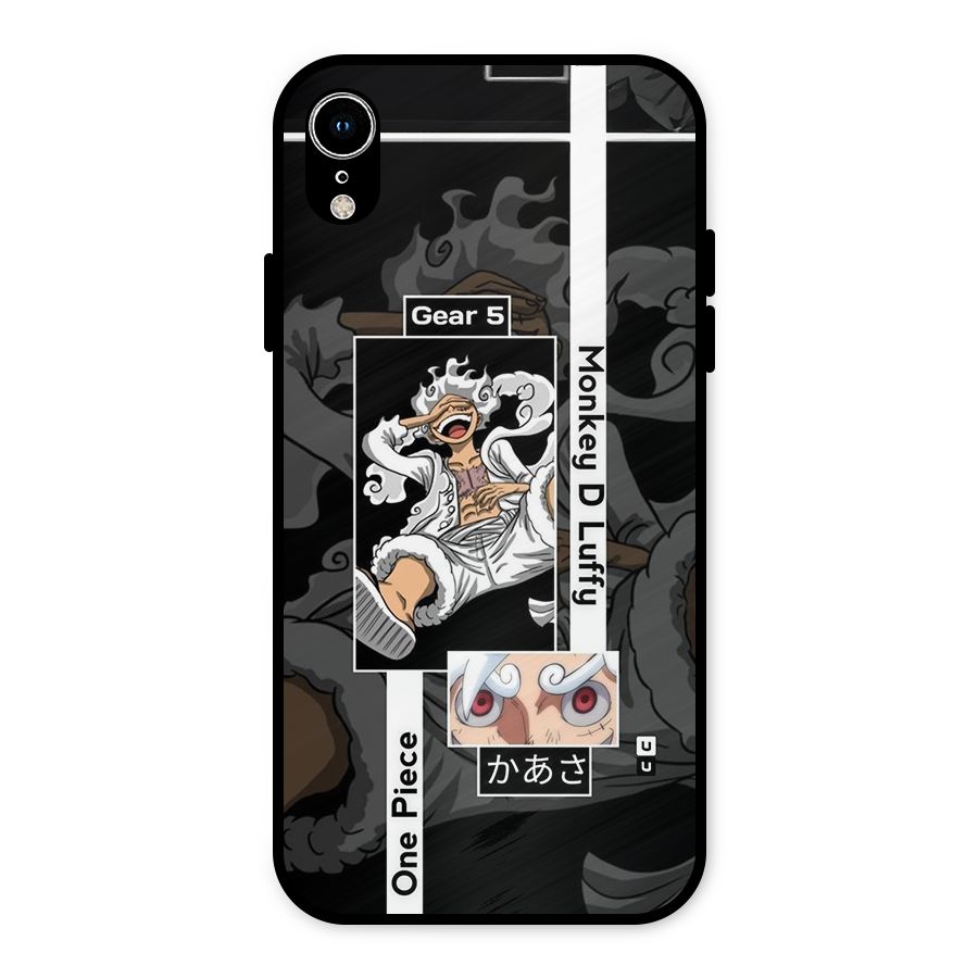 Monkey D luffy New Gear Metal Back Case for iPhone XR