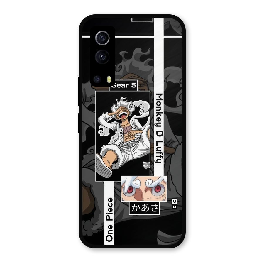 Monkey D luffy New Gear Metal Back Case for iQOO Z3