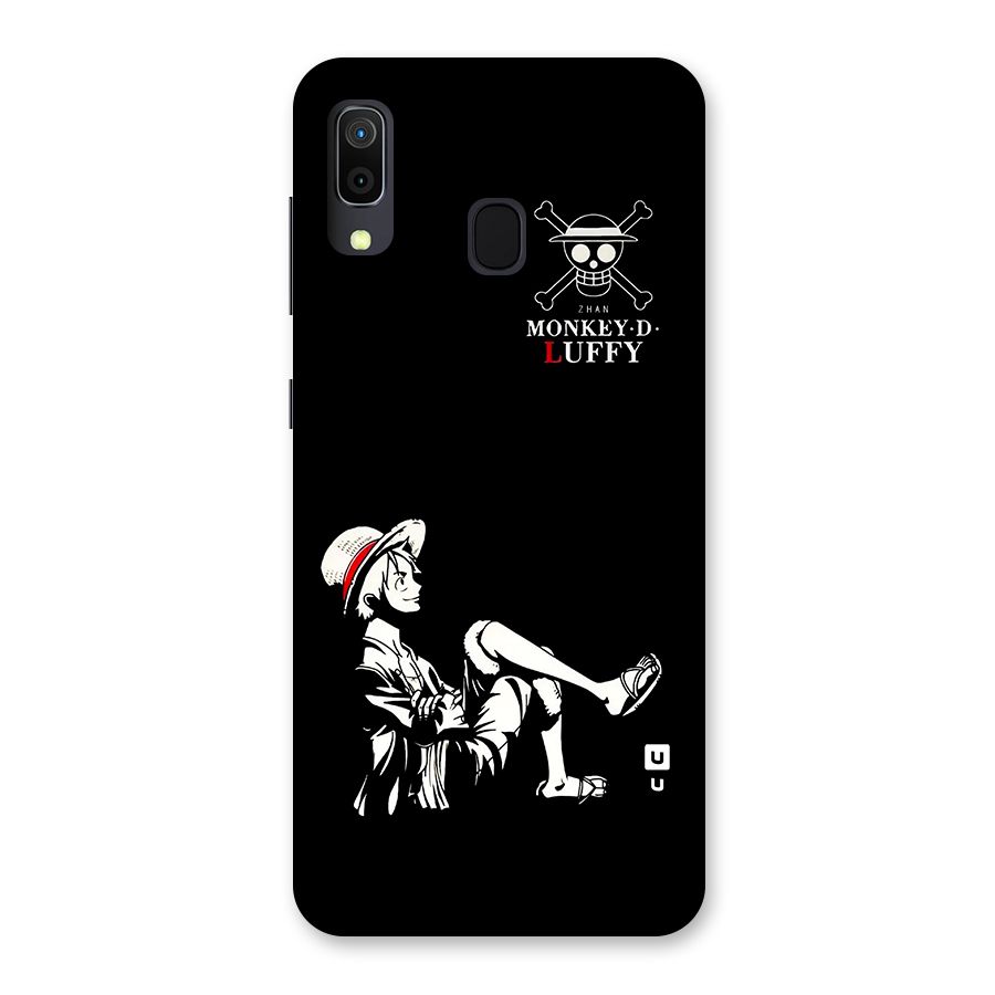 Monkey Luffy Back Case for Galaxy A20