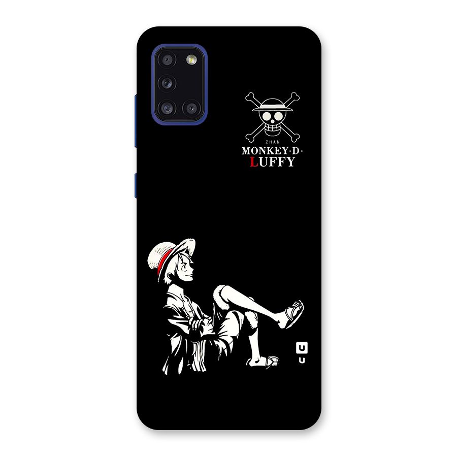 Monkey Luffy Back Case for Galaxy A31