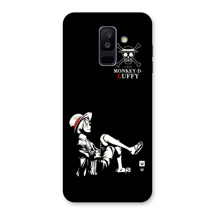 Monkey Luffy Back Case for Galaxy A6 Plus
