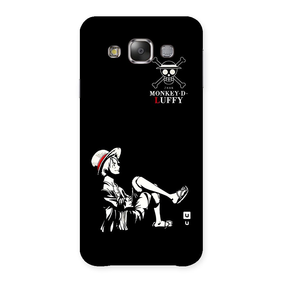 Monkey Luffy Back Case for Galaxy E7