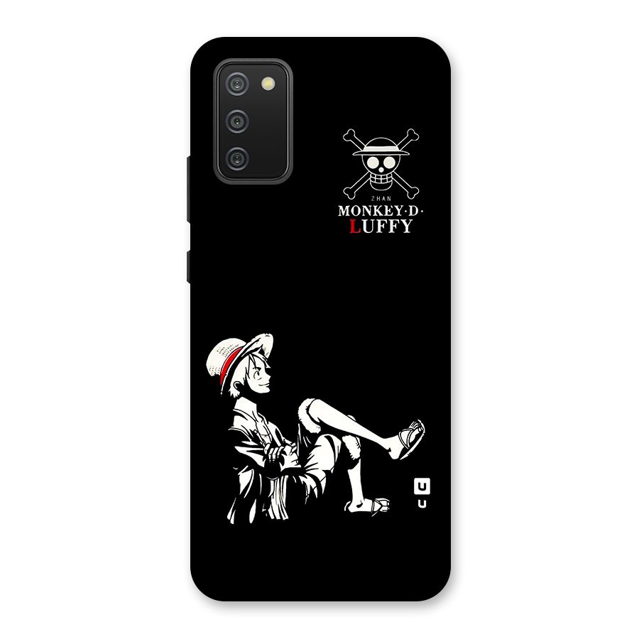 Monkey Luffy Back Case for Galaxy M02s