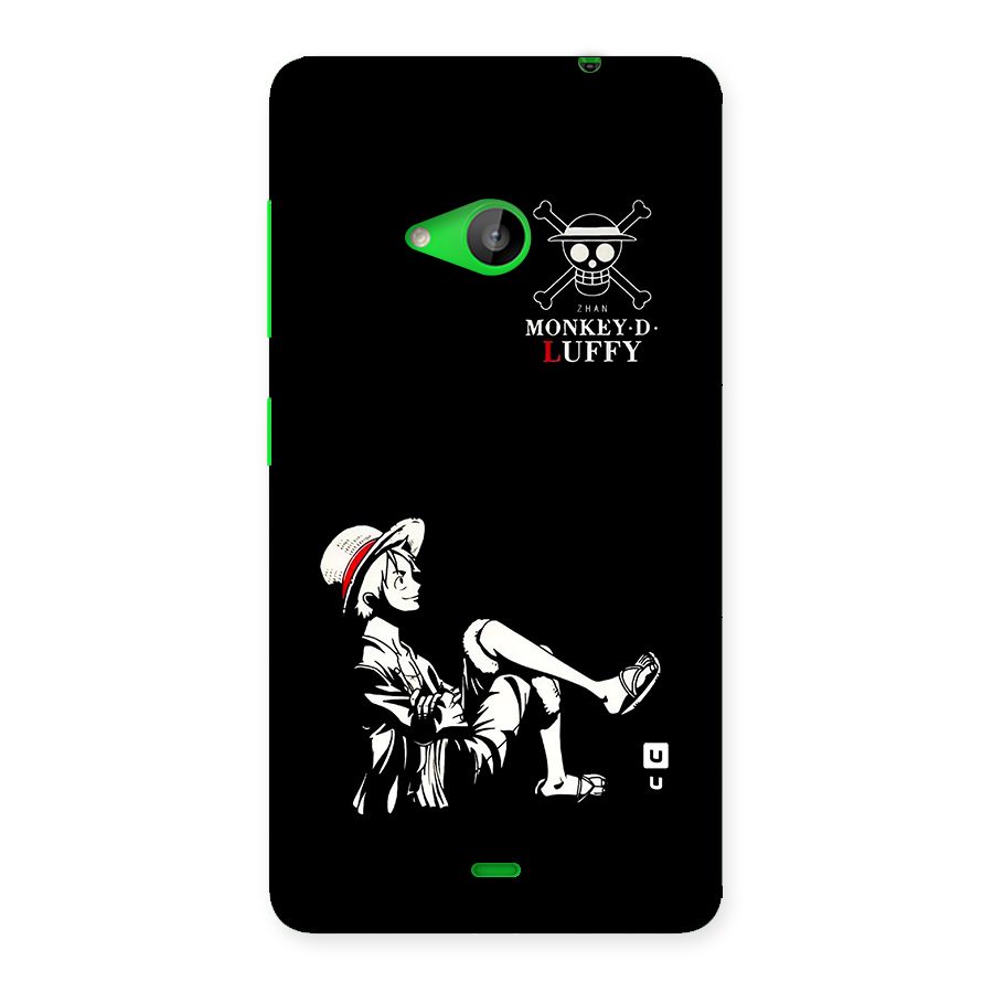 Monkey Luffy Back Case for Lumia 535