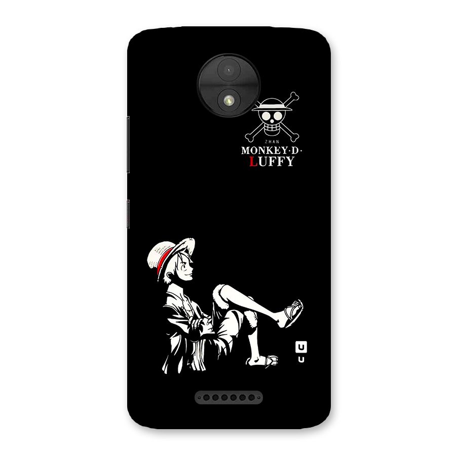 Monkey Luffy Back Case for Moto C