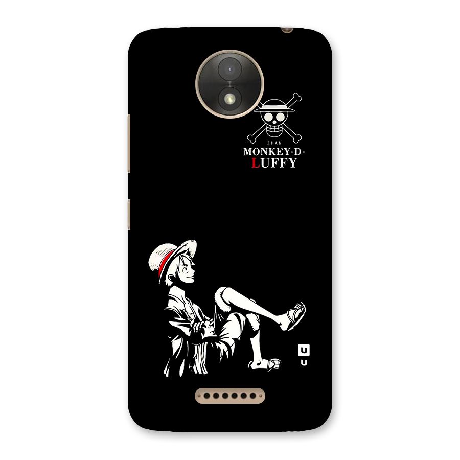 Monkey Luffy Back Case for Moto C Plus