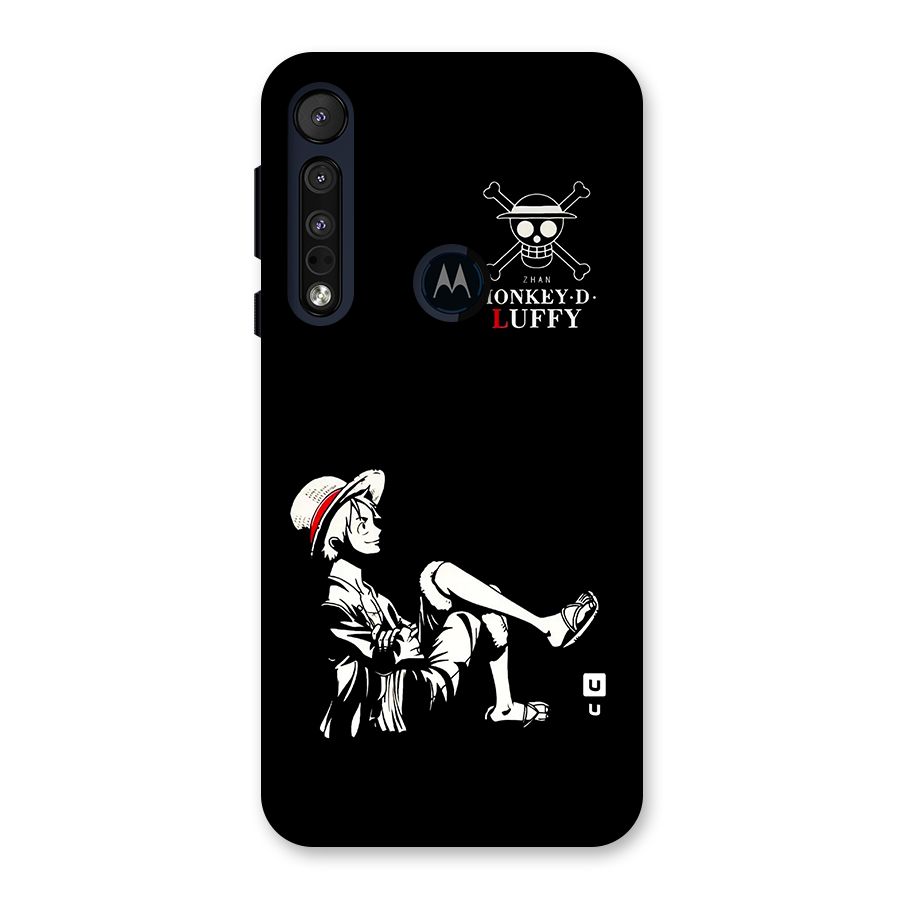 Monkey Luffy Back Case for Motorola One Macro