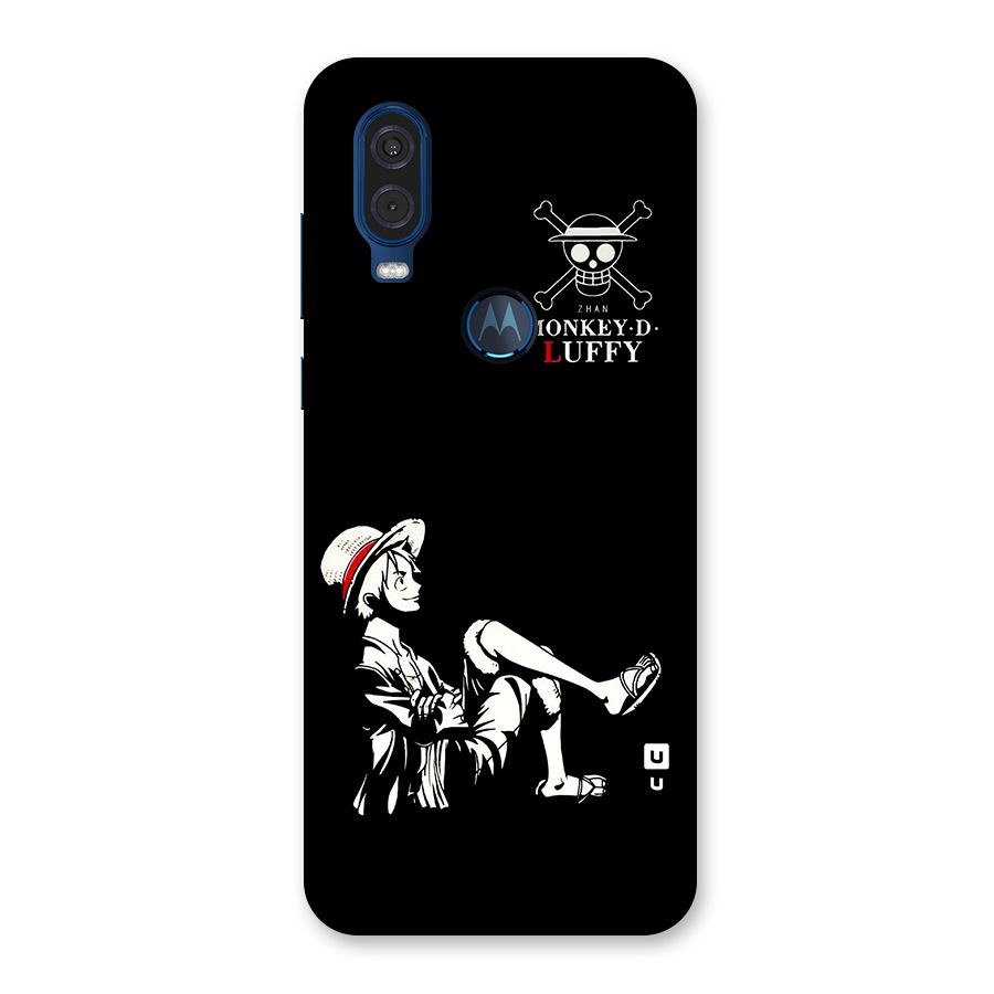 Monkey Luffy Back Case for Motorola One Vision