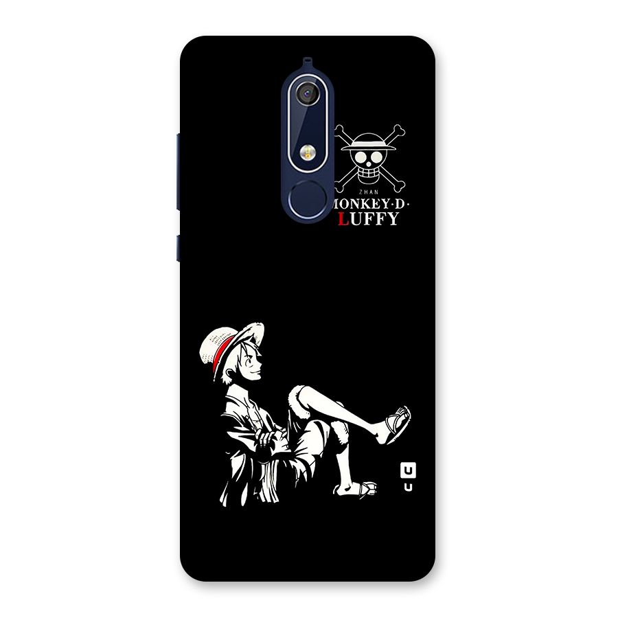 Monkey Luffy Back Case for Nokia 5.1