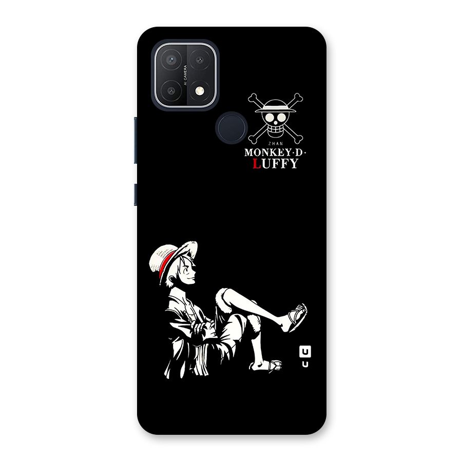 Monkey Luffy Back Case for Oppo A15