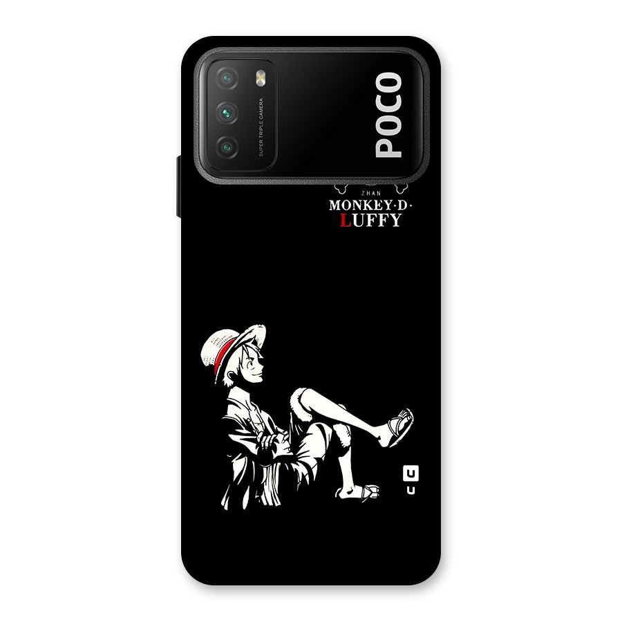 Monkey Luffy Back Case for Poco M3