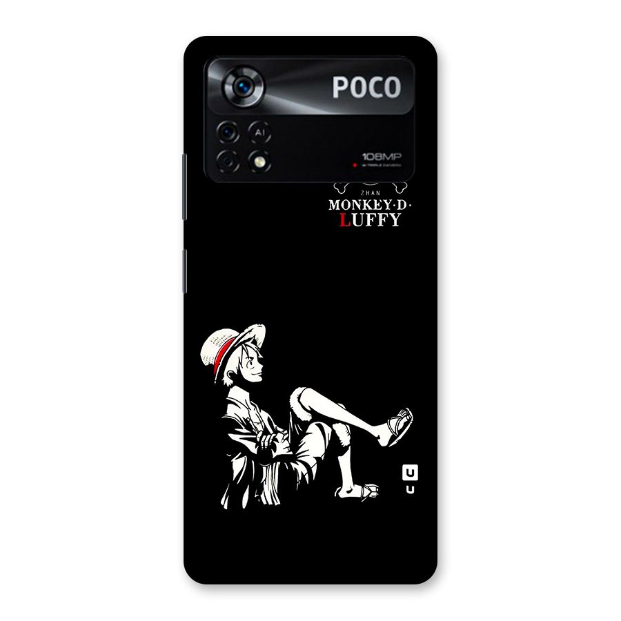 Monkey Luffy Back Case for Poco X4 Pro 5G