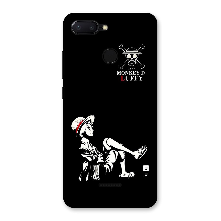 Monkey Luffy Back Case for Redmi 6