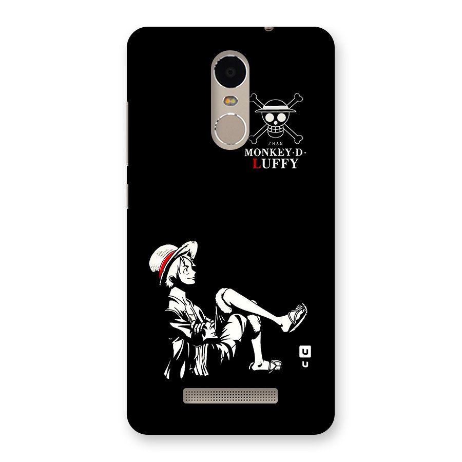 Monkey Luffy Back Case for Redmi Note 3
