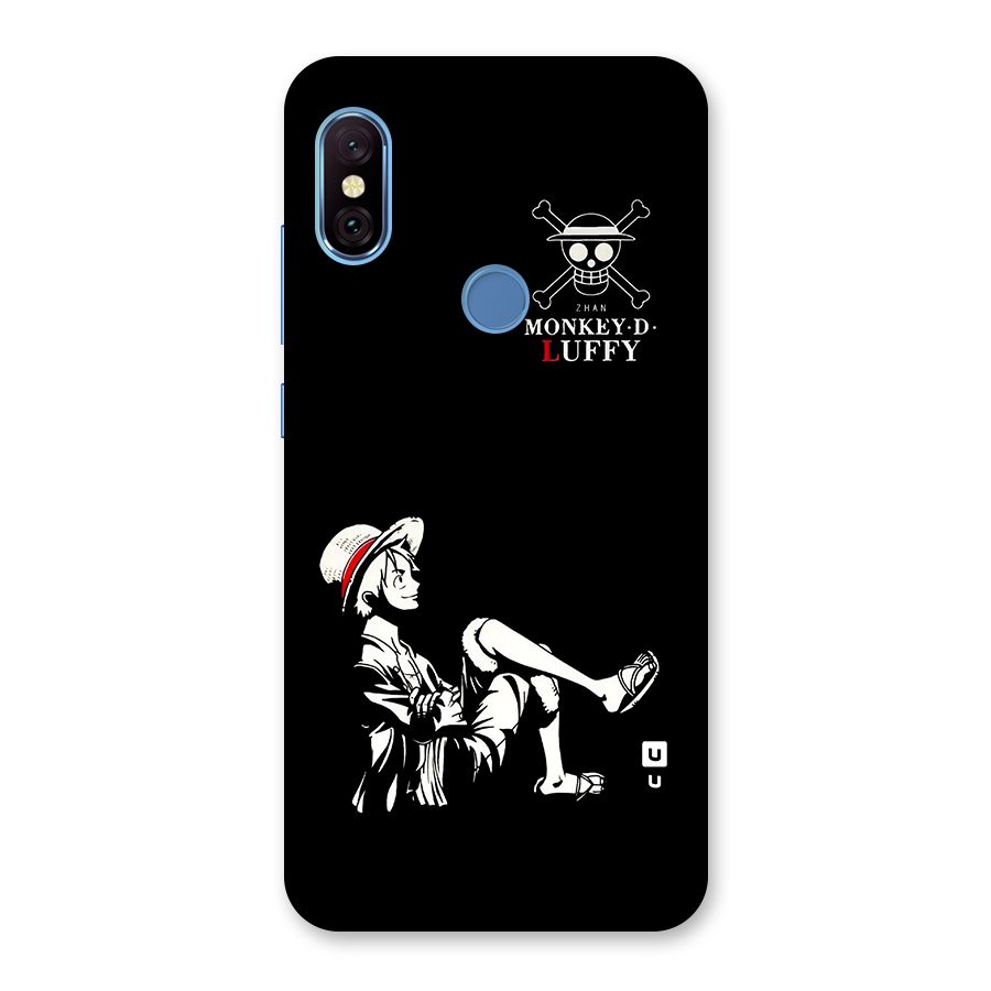 Monkey Luffy Back Case for Redmi Note 6 Pro