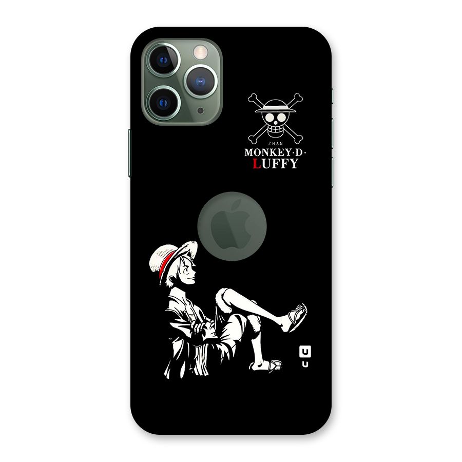 Monkey Luffy Back Case for iPhone 11 Pro Logo Cut