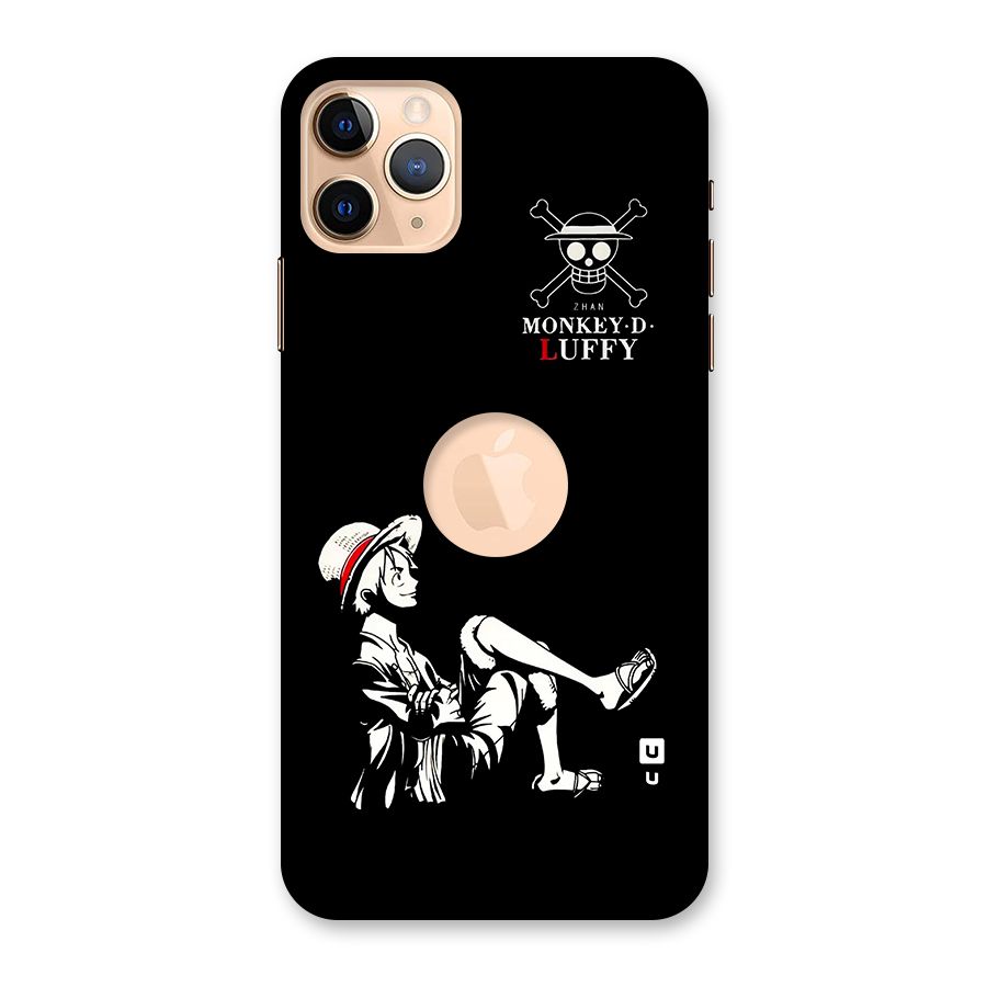 Monkey Luffy Back Case for iPhone 11 Pro Max Logo Cut