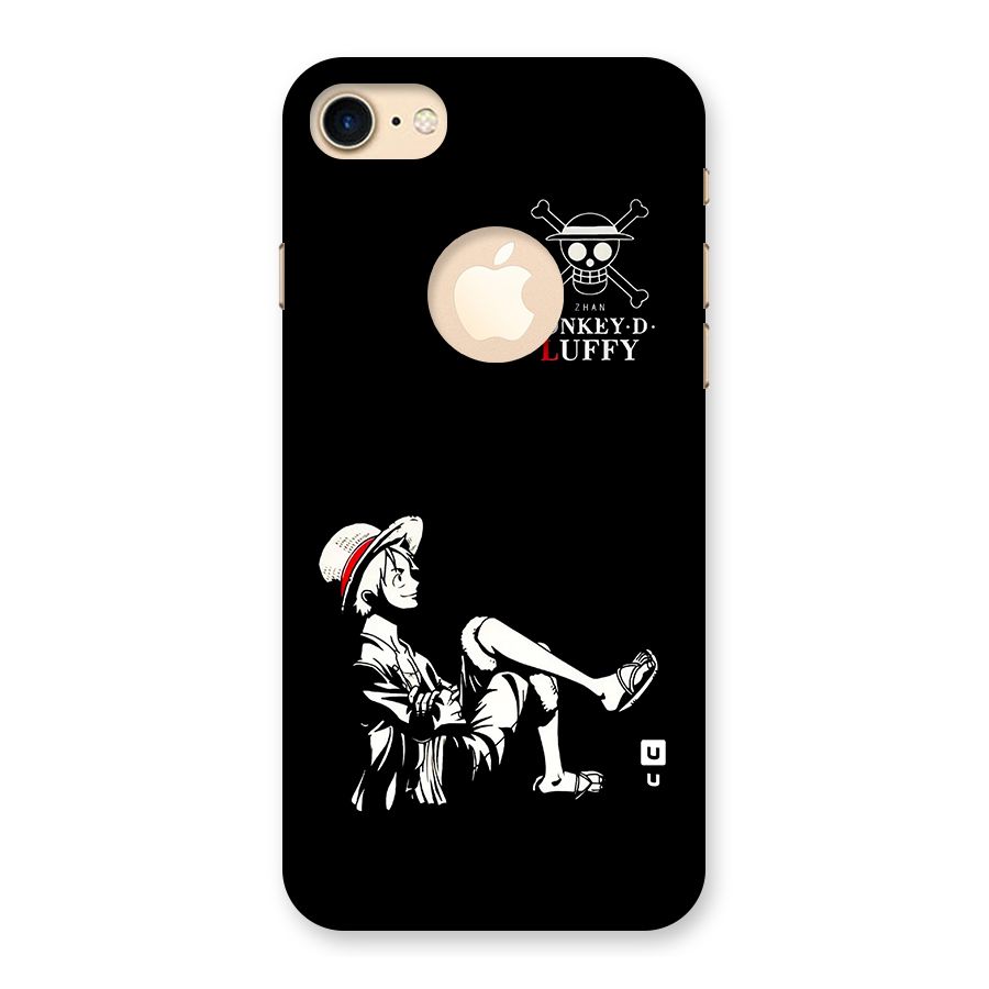 Monkey Luffy Back Case for iPhone 7 Logo Cut