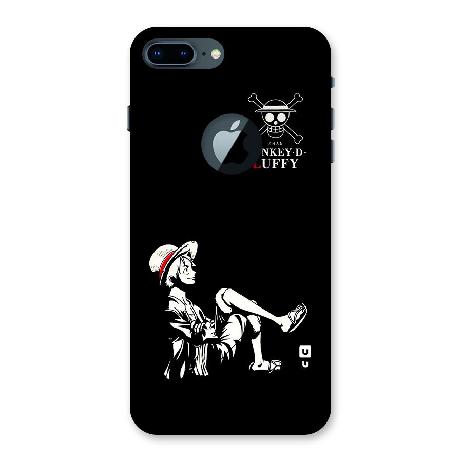 Monkey Luffy Back Case for iPhone 7 Plus Logo Cut