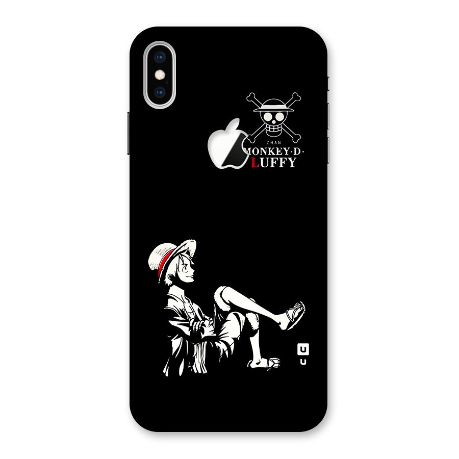Monkey Luffy Back Case for iPhone XS Max Apple Cut