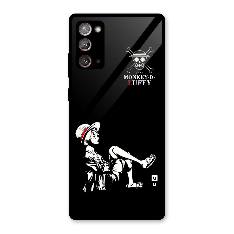 Monkey Luffy Glass Back Case for Galaxy Note 20