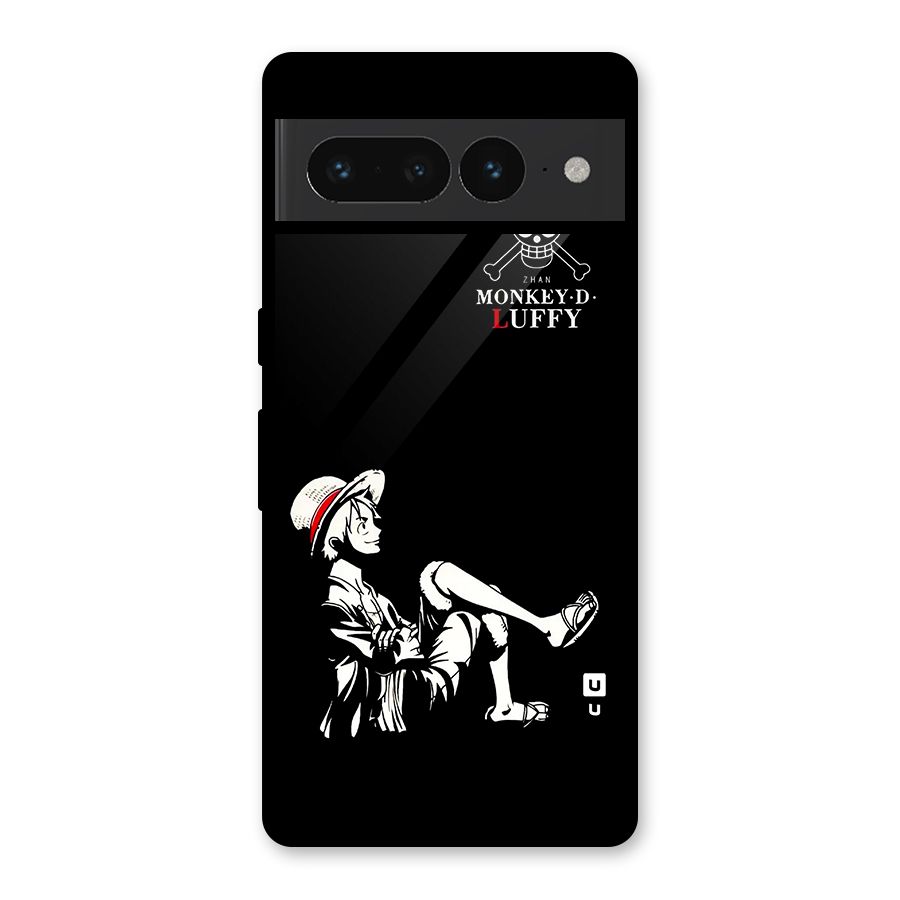 Monkey Luffy Glass Back Case for Google Pixel 7 Pro