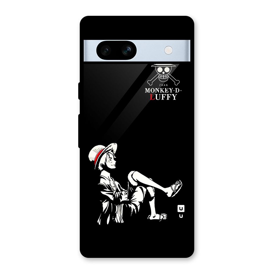 Monkey Luffy Glass Back Case for Google Pixel 7a