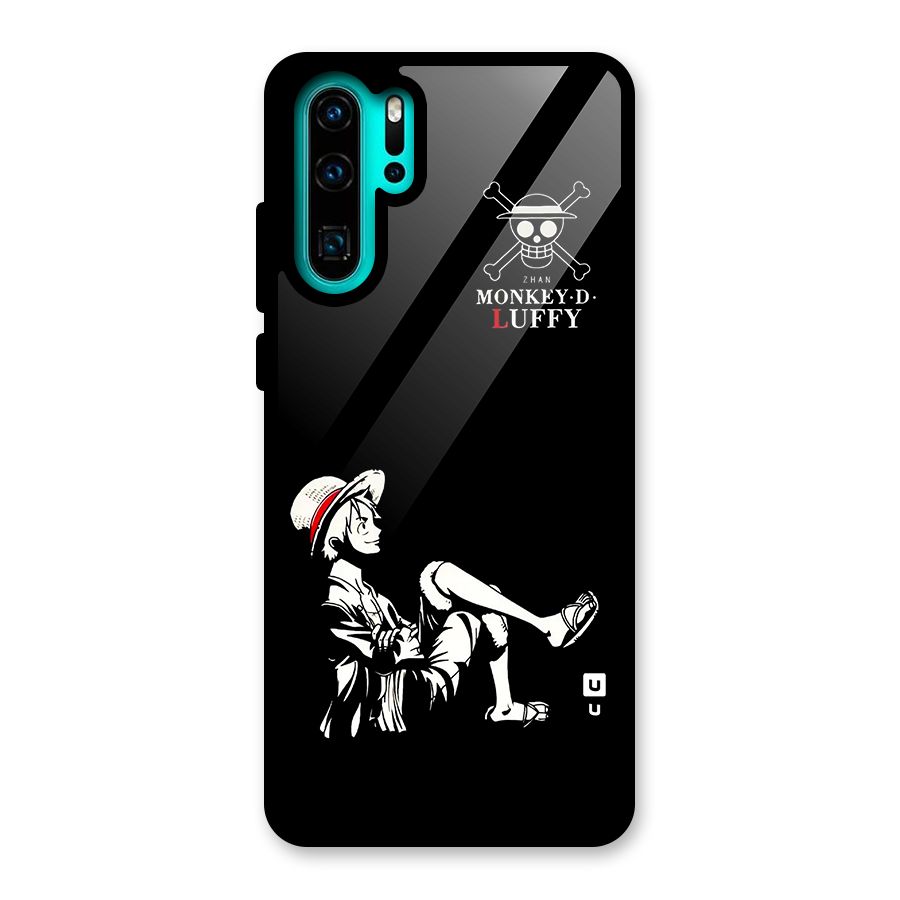 Monkey Luffy Glass Back Case for Huawei P30 Pro