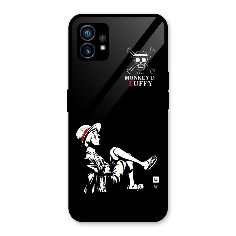 Monkey Luffy Glass Back Case for Nothing Phone 1