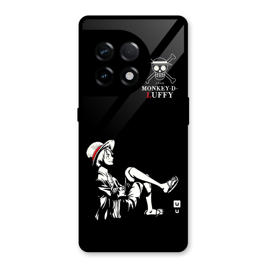Monkey Luffy Glass Back Case for OnePlus 11R