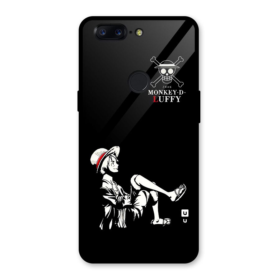 Monkey Luffy Glass Back Case for OnePlus 5T