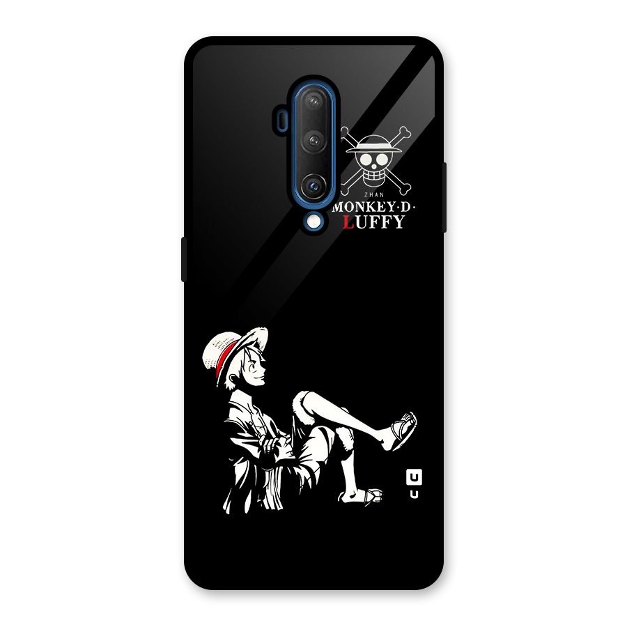 Monkey Luffy Glass Back Case for OnePlus 7T Pro