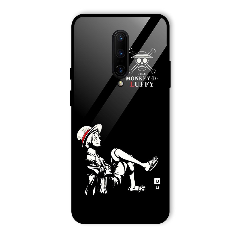 Monkey Luffy Glass Back Case for OnePlus 7 Pro